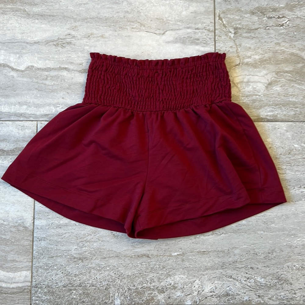 High Waisted Cotton Shorts
